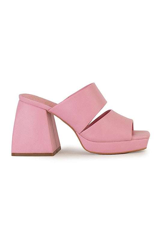 “Cherry Blossom” Chunky Heels
