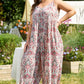 Paisley Print Sleeveless V Neck Jogger Jumpsuit