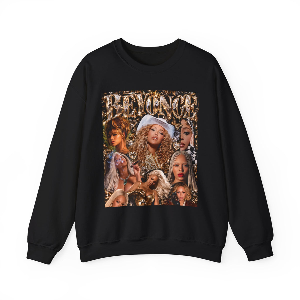 “Beyoncé” Gold Crewneck Sweatshirt