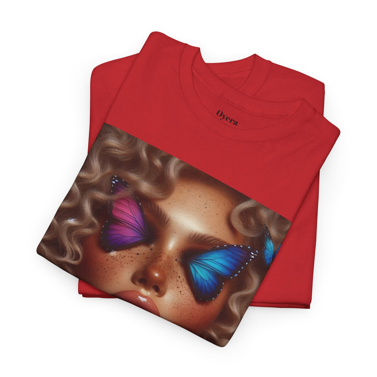 Butterfly Glam Portrait T-Shirt