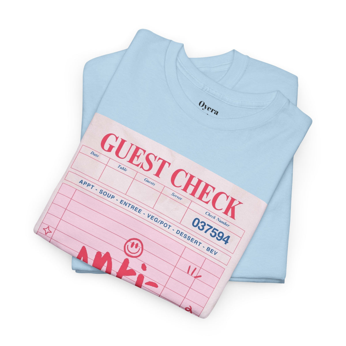 Anti-Social Guest Check T-Shirt