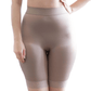 High Waist Light Shaping Bike Short | Satin 4-Way Stretch with Built-In Panty