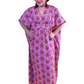 Monkey Business Maxi Caftan in Magenta Madness