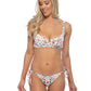 FLORAL PRINT UNDERWIRE TOP BIKINI SET