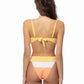 COLOR BLOCKING HALTER BIKINI SET