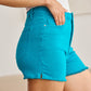 “Hem Me Up” High Waist Denim Shorts