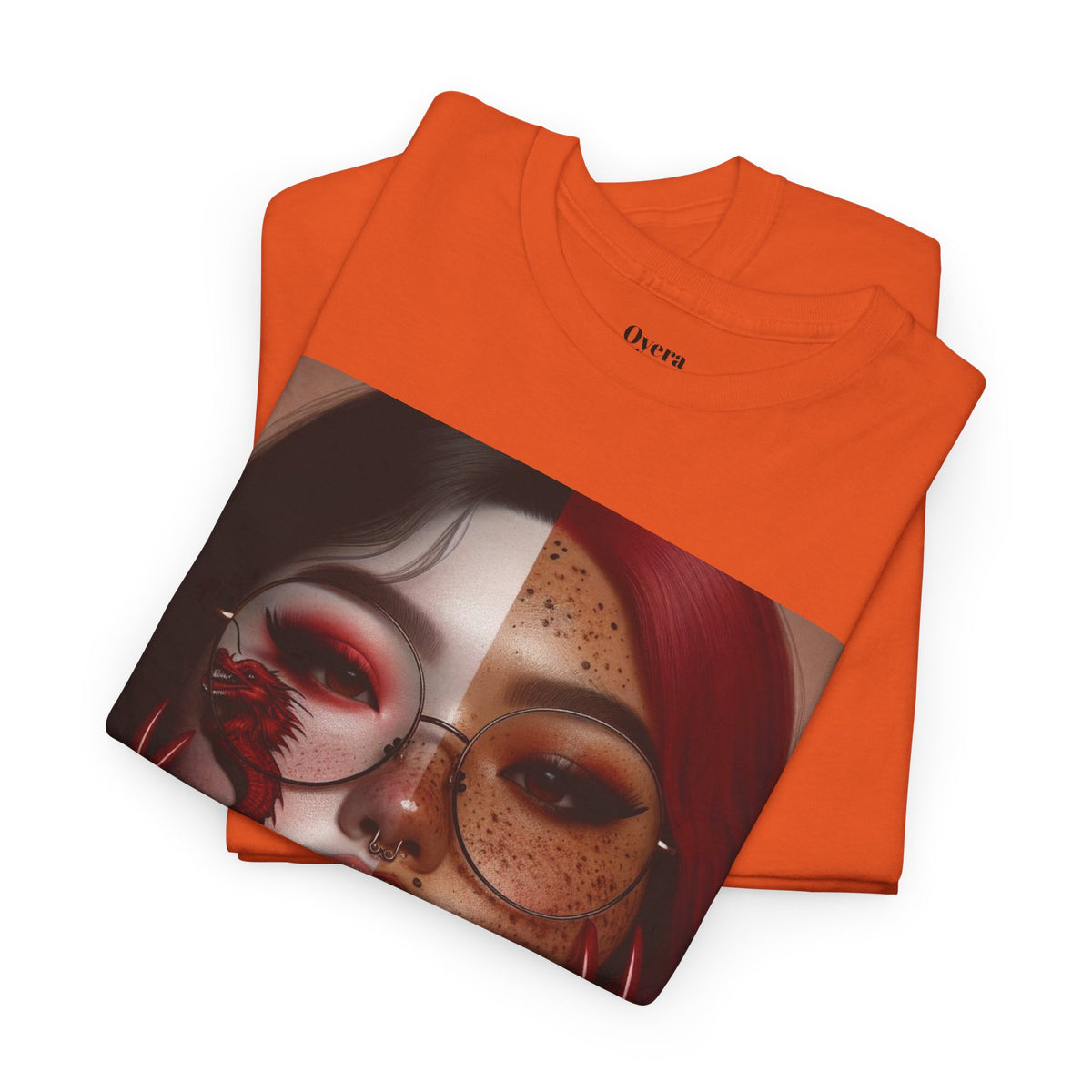 Surreal Split Face Art T-Shirt