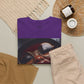 Smiling Afro Woman Graphic Tee — Bold Urban Portrait T-Shirt