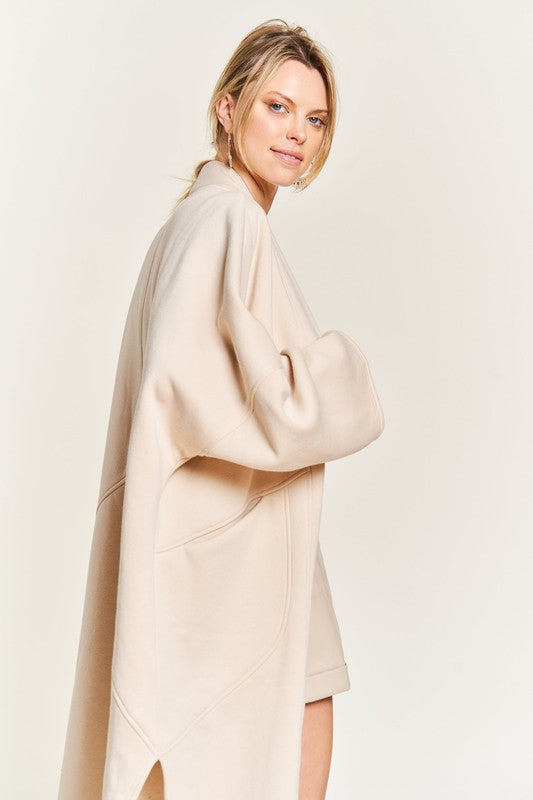 “Wine Down Wednesday” Oversized Knit Cardigan