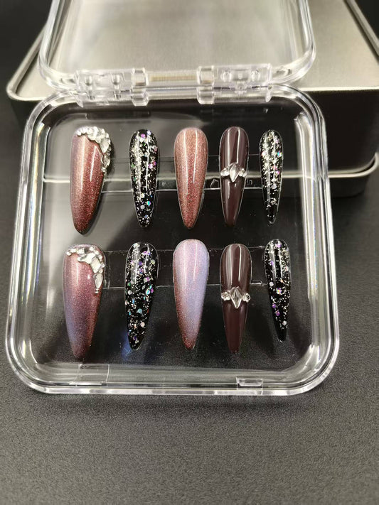 Handmade press on nails fake nails removable