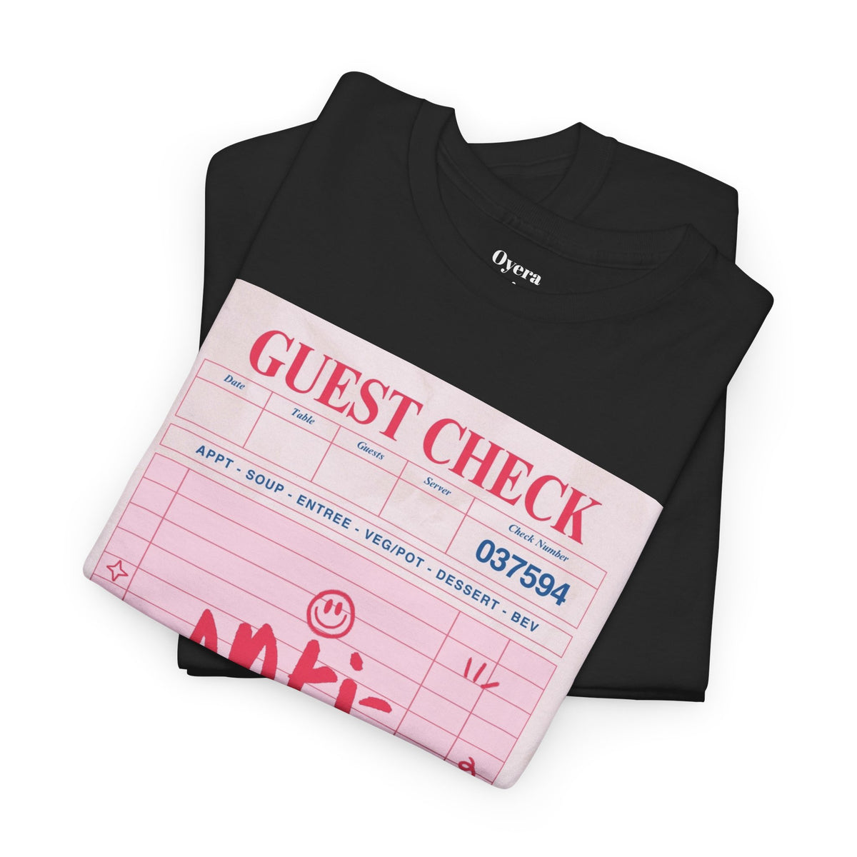 Anti-Social Guest Check T-Shirt