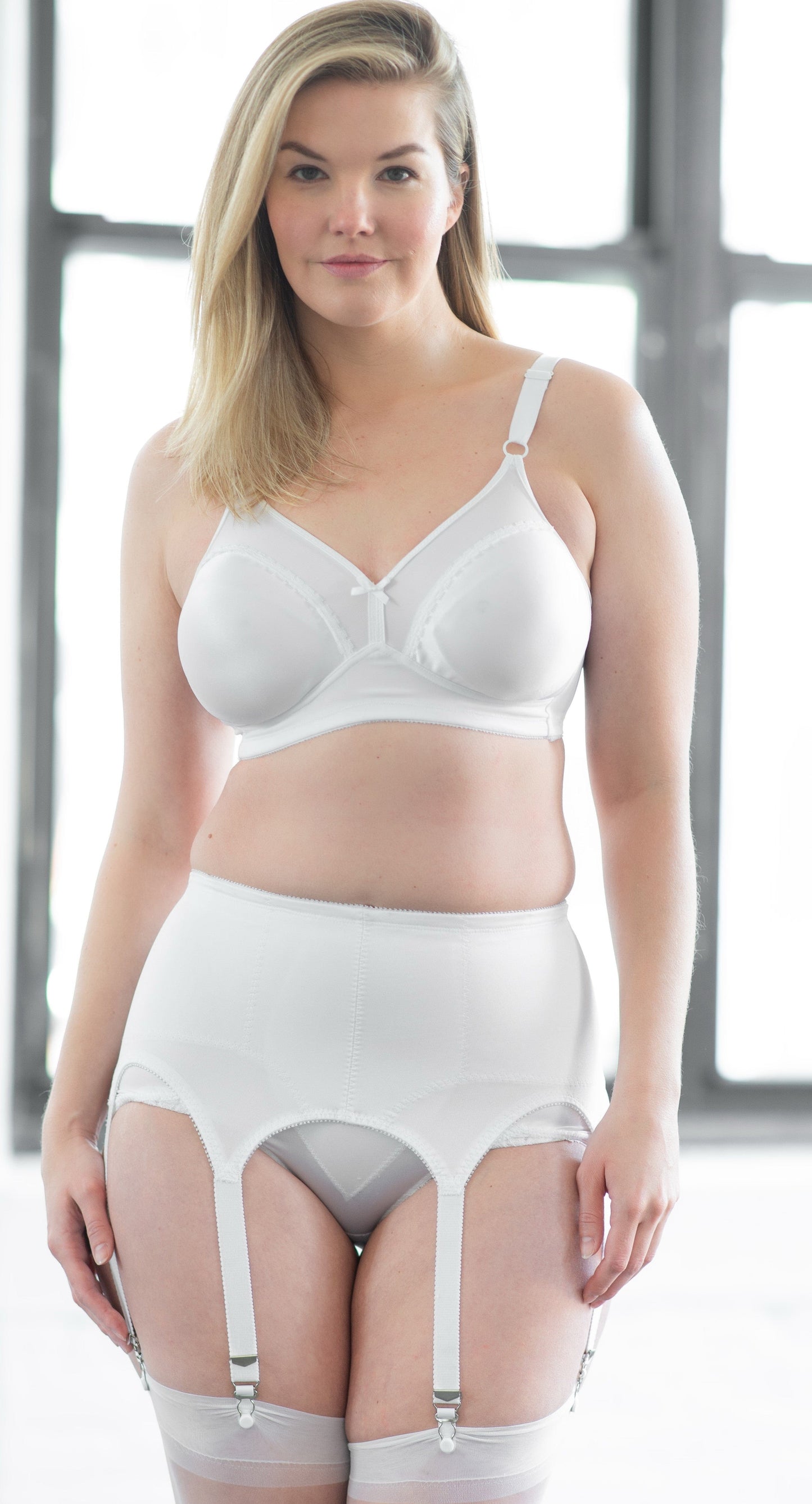 Garter Belt | Six Metal Garters | Moderate Shaping & Tummy Control