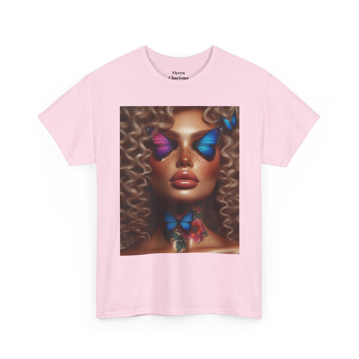 Butterfly Glam Portrait T-Shirt