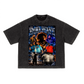 Heavyweight Waffle-Texture Washed Cropped Boxy T-Shirt (250GSM)