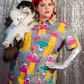 Cats in Space Minidress in Asteroid Field
