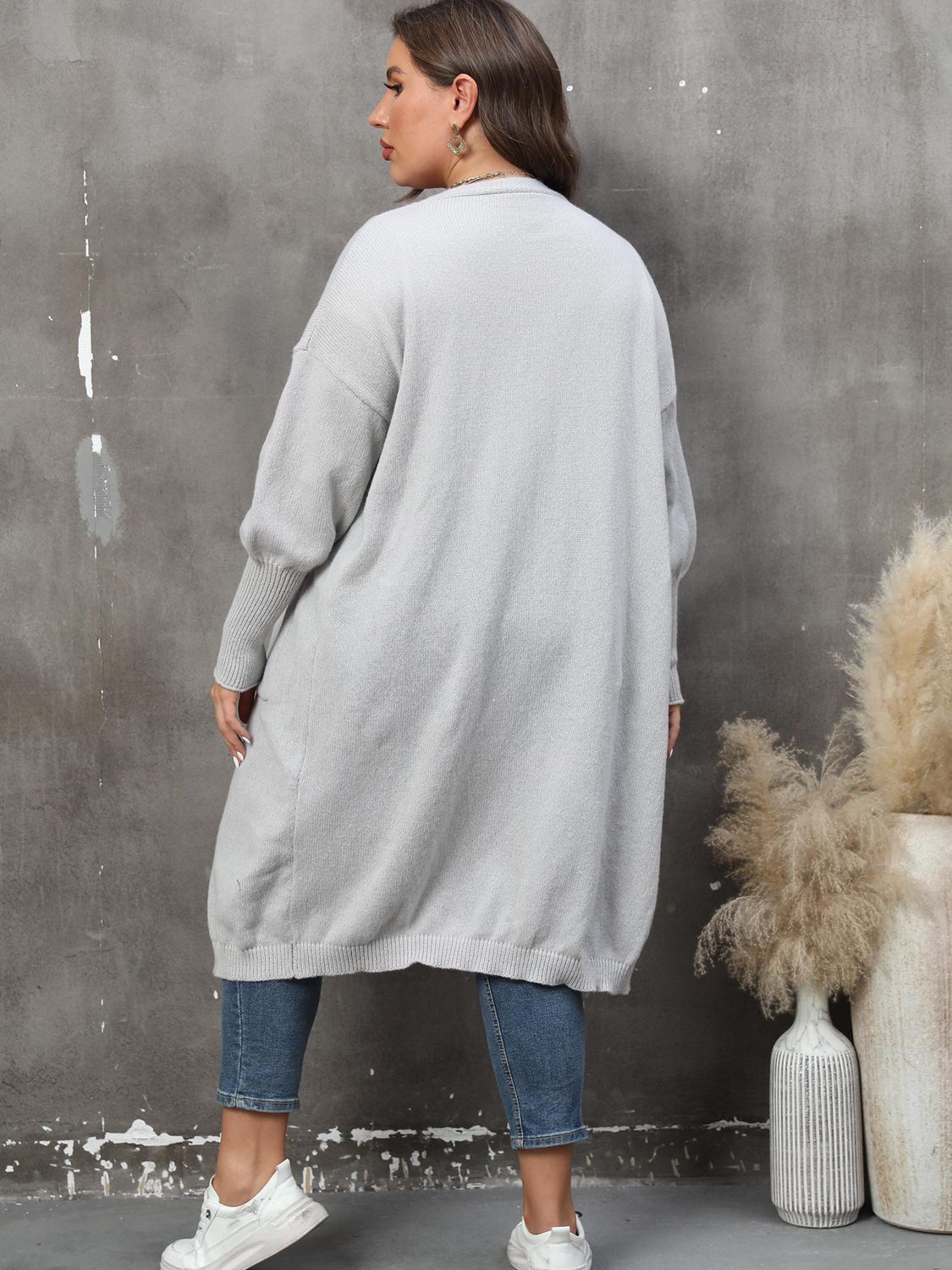 Long Sleeve Pocketed Cardigan