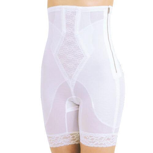 High Waist Thigh Slimmer with Side Zipper | Memory Compression Fabric | Medium Support