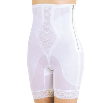 High Waist Thigh Slimmer with Side Zipper | Memory Compression Fabric | Medium Support