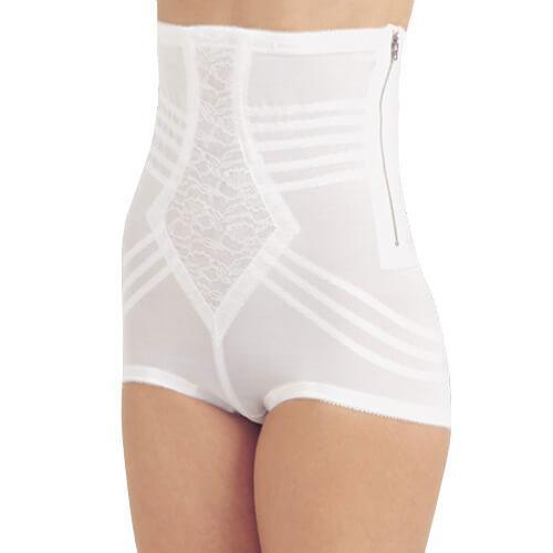 High Waist Firm Shaping Panty with Zipper with Hook and Eye