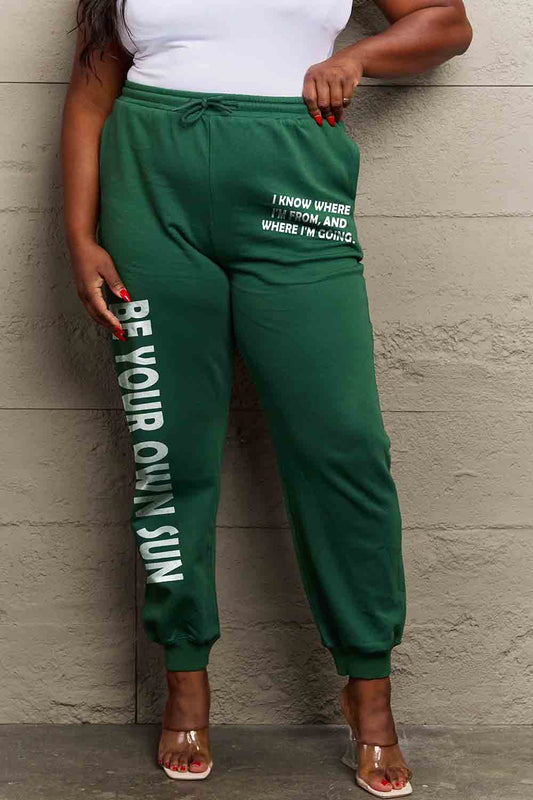 “BE YOUR OWN SUN” Graphic Sweatpants