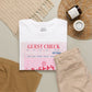 Pretty Curvy Girl Tee — Pink Guest Check Graphic Shirt