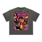 “Parental Advisory” Kehlani Sun Fade Raw Edge Tee
