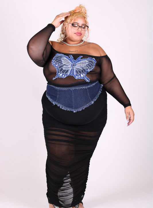 “Butterfly Love” Skirt Set