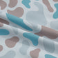 Multicolour Camouflage Elastic Waist Athleisure Shorts
