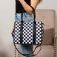 Dallas Checkered Tote