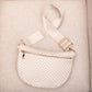 Layla Woven Checkered Crossbody Sling Bag