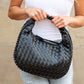Paige Woven Handbag