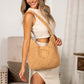 Raquel Crochet Hobo Shoulder Bag