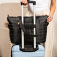 Mila Quilted Traveler Tote with Mini Clutch