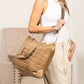 Mila Quilted Traveler Tote with Mini Clutch