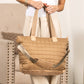 Mila Quilted Traveler Tote with Mini Clutch