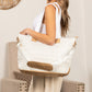 Mila Quilted Traveler Tote with Mini Clutch