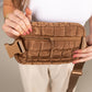 Evyn Quilted Puffer Sling Crossbody Belt Bum Fanny Waist Bag