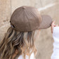 Quilted Puffer Ball Cap