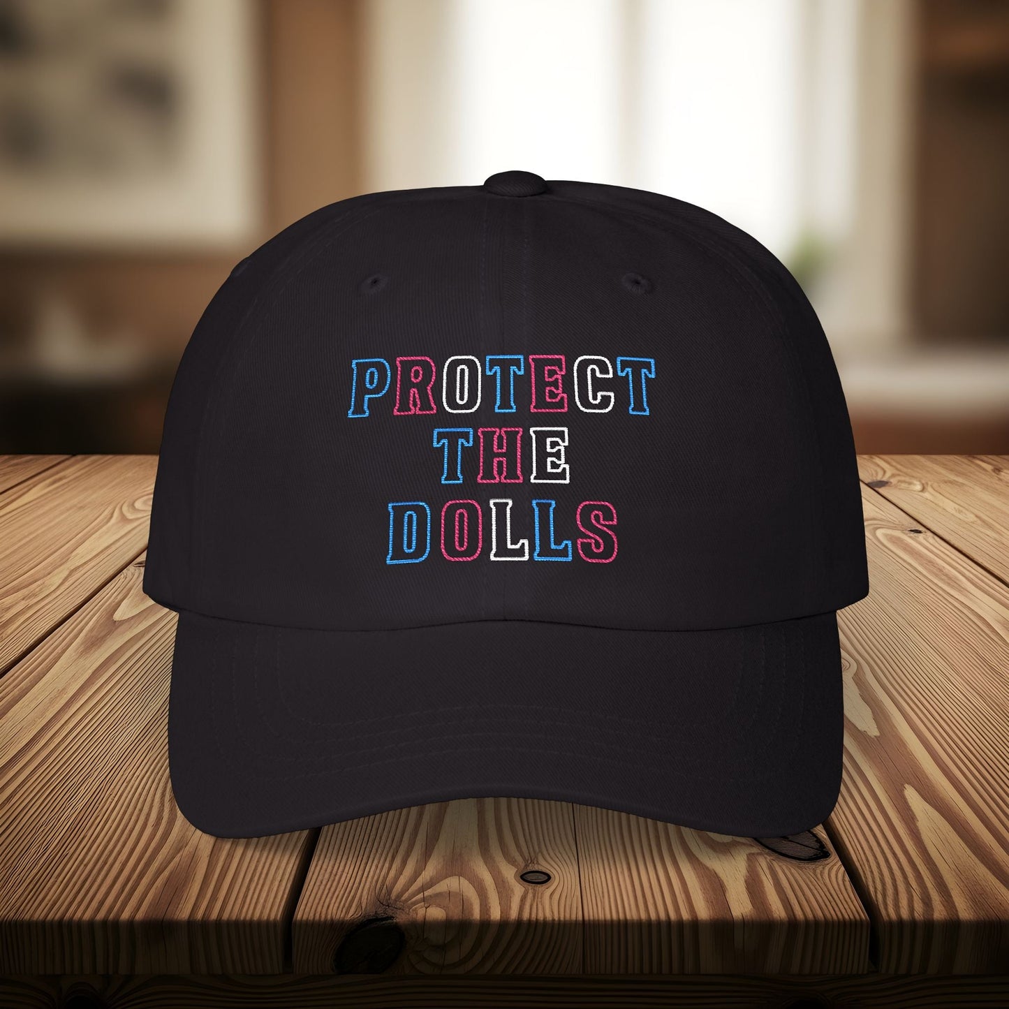 Protect the Dolls LGBTQ+ Pride Trans Support Embroidered Hat | 10 Colors
