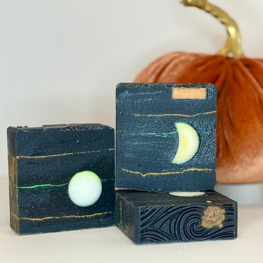 BATCH AVAILABLE 9/24 🎃 Black-Night Halloween Soap – Limited Edition Halloween Bar