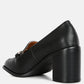 Boss Fav Classic Block Heel Loafers