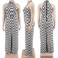 Casual Sleeveless Geometric Jumpsuit
