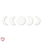 5pc Moon Wall Mirror Set