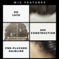 Glueless Body Wave 5x5 HD Lace 100% Human Hair Closure Wig