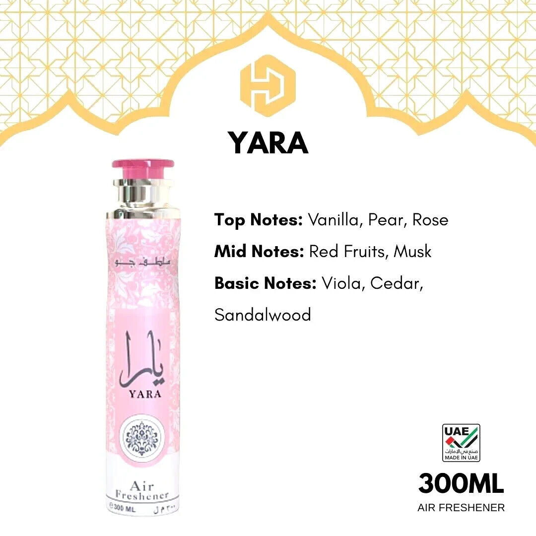 LATTAFA YARA AIR FRESHENER 10.1 U-3