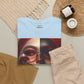 Graphic Tee — Dual-Faced Gothic Rose Portrait