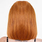 Cinnamon 13x4 Transparent Lace Front 100% Human Hair Bob Wig