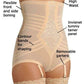 High Waist Panty Girdle with Detachable Garters, Firm Shaping