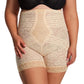 No Roll High Waist Lace Thigh Slimmer with Extra Firm Support