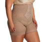 No Roll High Waist Lace Thigh Slimmer with Extra Firm Support